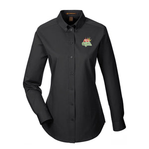 Long Sleeve Twill Shirt with Teflon - Women