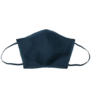 Flat Fold Canvas Face Mask With Elastic Loops