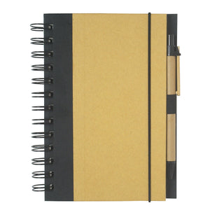 Eco-Friendly 5" X 7" Spiral Notebook & Pen