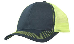 6 Panel Mesh Back Cap Breathable P-Twill - Custom Embroidered