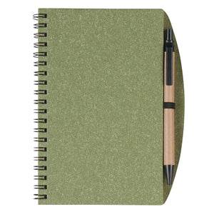 5" x 7" Eco-Inspired Spiral Notebook & Pen