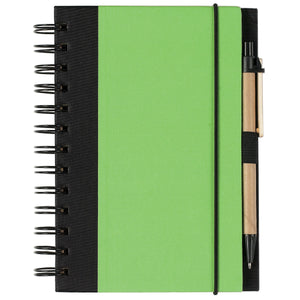 Eco-Friendly 5" X 7" Spiral Notebook & Pen