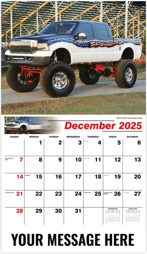 Galleria Pumped-Up Pickups - 2025 Promotional Calendar