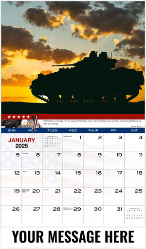 Galleria Home of the Brave - 2025 Promotional Calendar