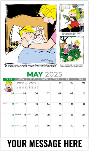 Galleria Dennis The Menace - 2025 Promotional Calendar