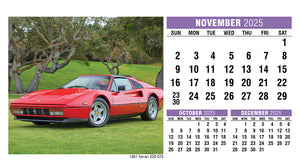 Classic Cars 2025 Promotional Desk Calendar