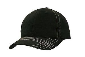 6 Onl BHC Cap with Contrast Stitching - Custom Embroidered