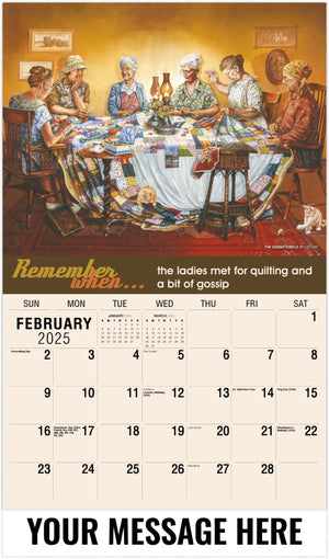 Galleria Remember When - 2025 Promotional Calendar