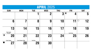 Homes 2025 Promotional Desk Calendar