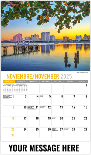 Galleria American Scenic (ENG/Sp) - 2025 Promotional Calendar