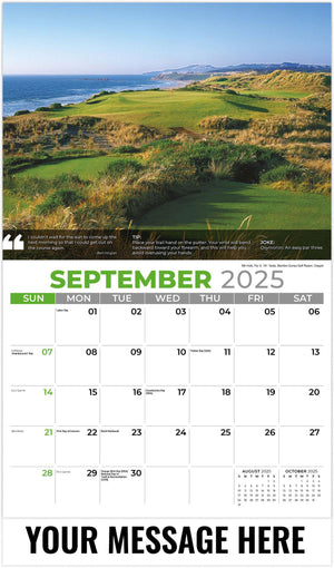 Galleria Golf Tips - 2025 Promotional Calendar