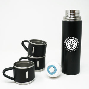 Stainless Steel Flask with Cups