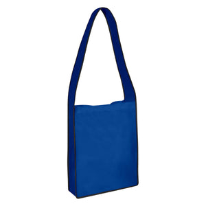 Non-Woven Messenger Tote Bag With Hook And Loop Closure