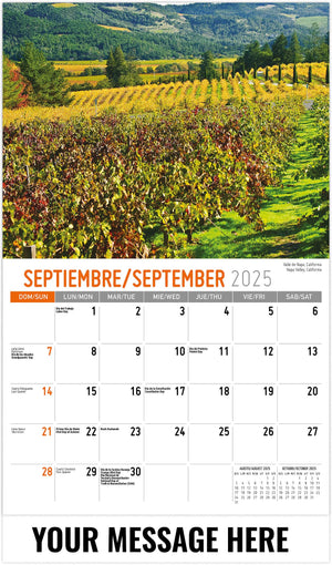 Galleria American Scenic (ENG/Sp) - 2025 Promotional Calendar