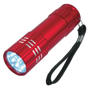 Aluminum Led Flashlight With Strap