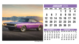 Classic Cars 2025 Promotional Desk Calendar