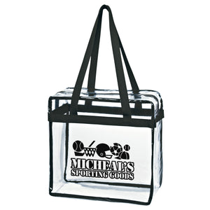 Clear Tote Bag With Zipper