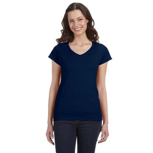 Gildan Ladies' SoftStyle® Fitted V-Neck T-Shirt