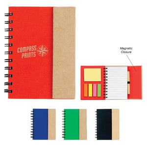 Small Spiral Notebook With Sticky Notes And Flags