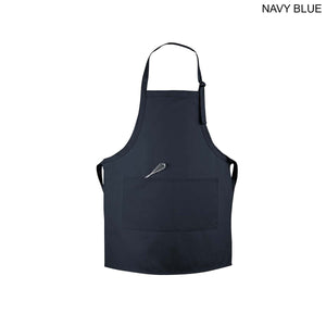 Twill Bib Apron with 2 Pockets