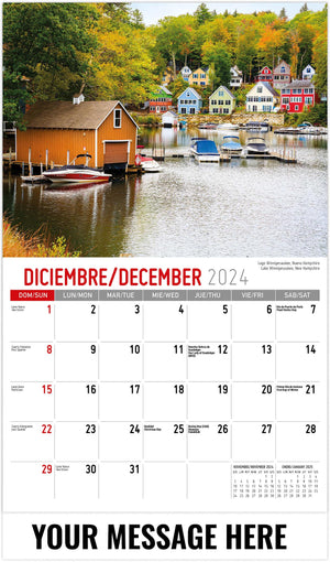 Galleria American Scenic (ENG/Sp) - 2025 Promotional Calendar