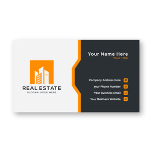 24 Hour Business Card Magnet - White