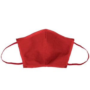 Flat Fold Canvas Face Mask With Elastic Loops