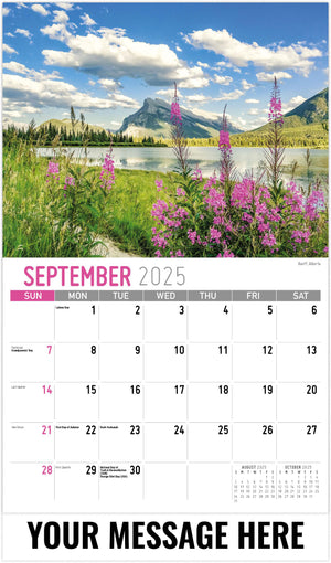 Galleria Scenes of Western Canada - 2025 Promotional Calendar