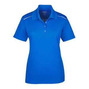 Core365 Origin Performance Pique Polo Reflective Piping - Women's